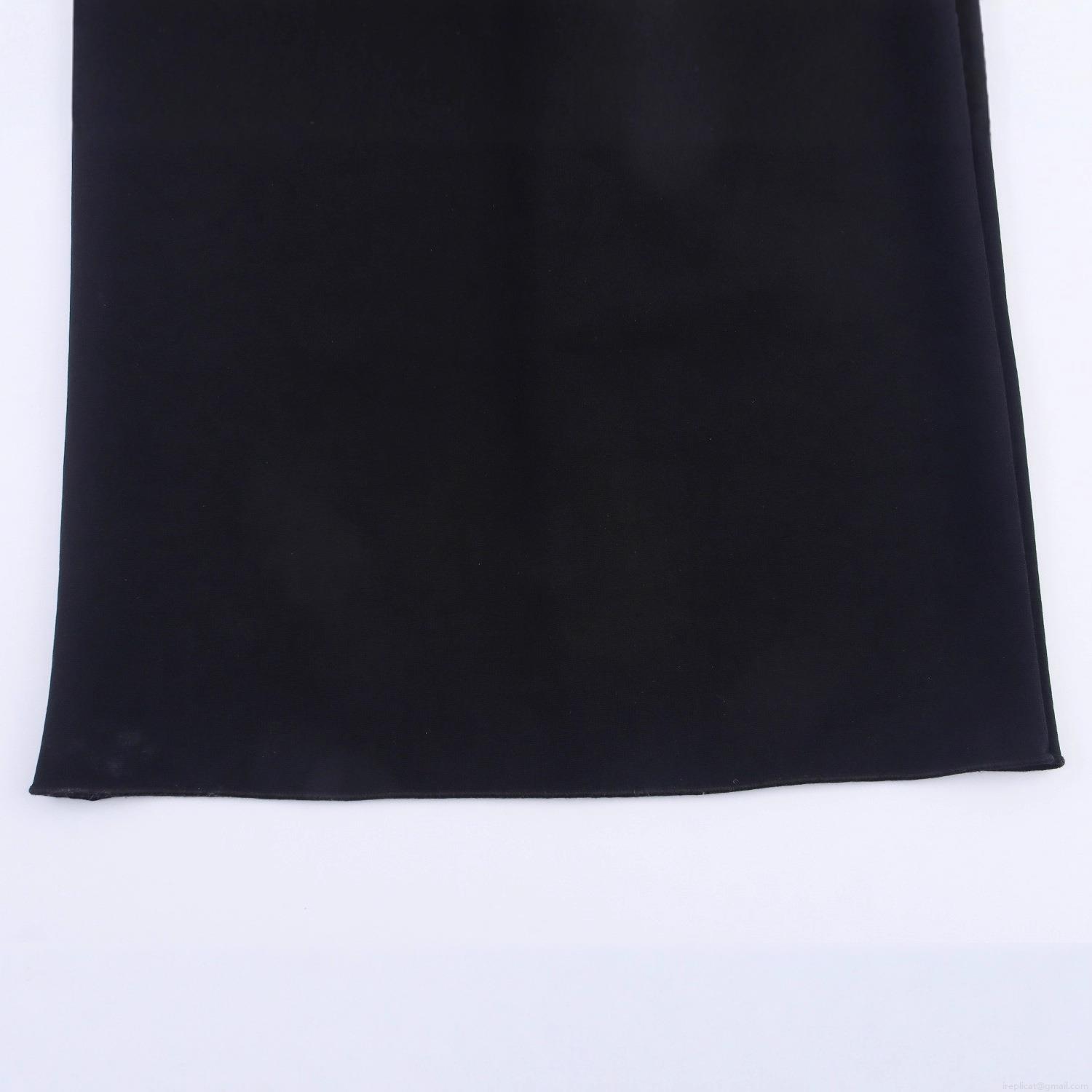 Women Sexy Black White Color Block Halter Backless Midi Dress With Bow Knot Pearl Trim Slim Fit Bodycon Party Evening Dress