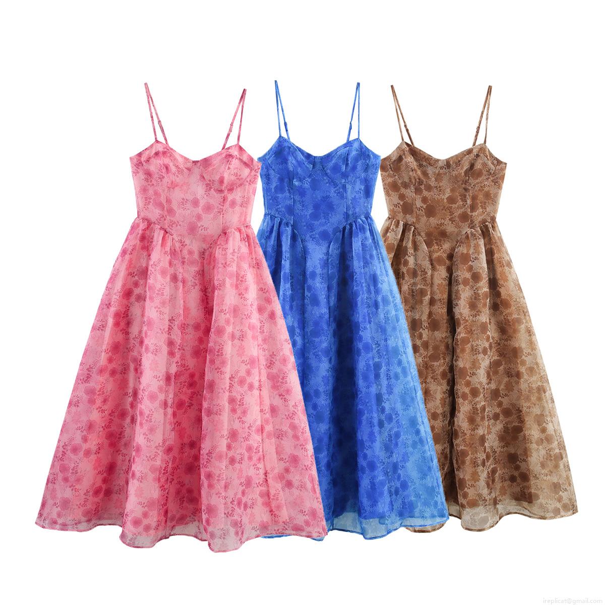 Women's Sexy Backless Floral Mesh Slip Dress Summer Casual V-Neck Adjustable Spaghetti Strap Midi Dress Large Swing A-Line Chiffon Beach Party Sun Dress Women's Sexy Backless Floral Mesh Slip Dress Summer Casual V-Neck Adjustable Spaghetti Strap Midi Dress Large Swing A-Line Chiffon Beach Party Sun Dress