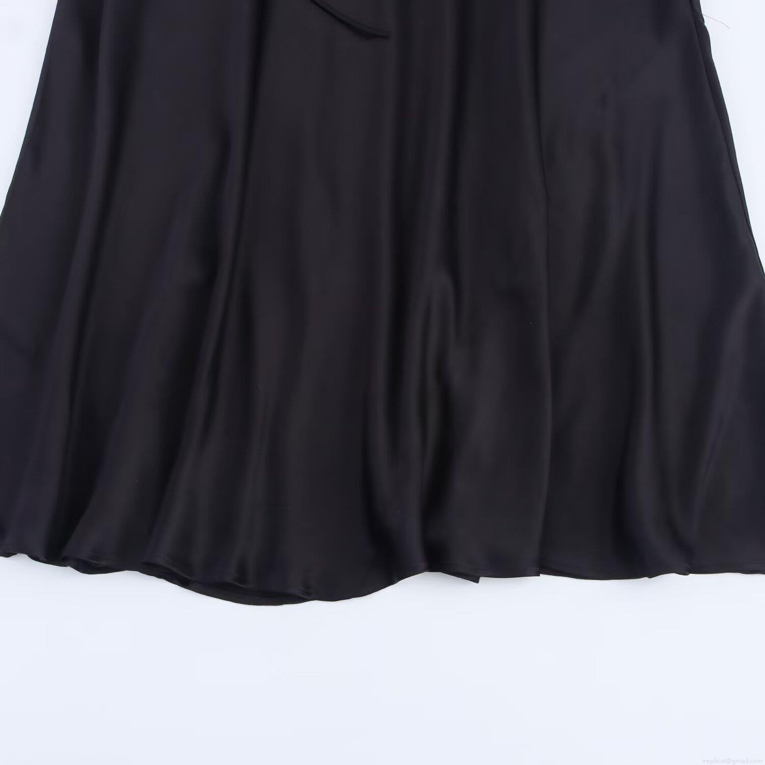 Women Sexy Satin Cowl Neck Spaghetti Strap Dress Backless Lace Up Polyester Spandex Slim Fit Maxi Dress for Evening Party Celebrity Style