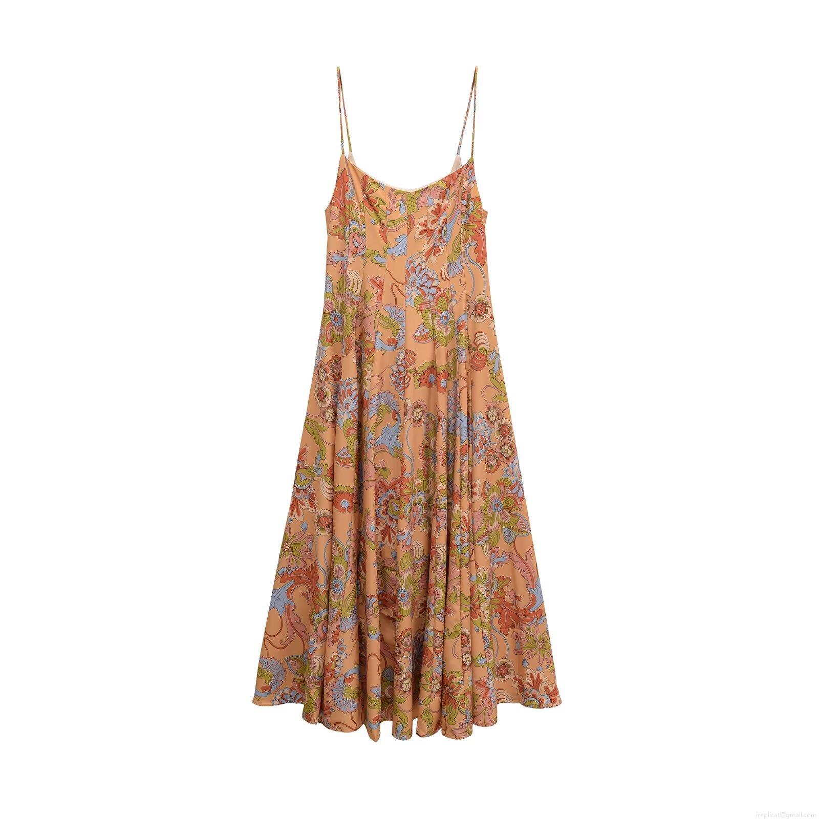 Women's Sexy Backless Floral Print Midi Dress Spaghetti Strap A-Line Slim Fit Chiffon Feel Summer Vacation Party Bodycon Sundress For Ladies Polyester Spandex Women's Sexy Backless Floral Print Midi Dress Spaghetti Strap A-Line Slim Fit Chiffon Feel Summer Vacation Party Bodycon Sundress For Ladies Polyester Spandex