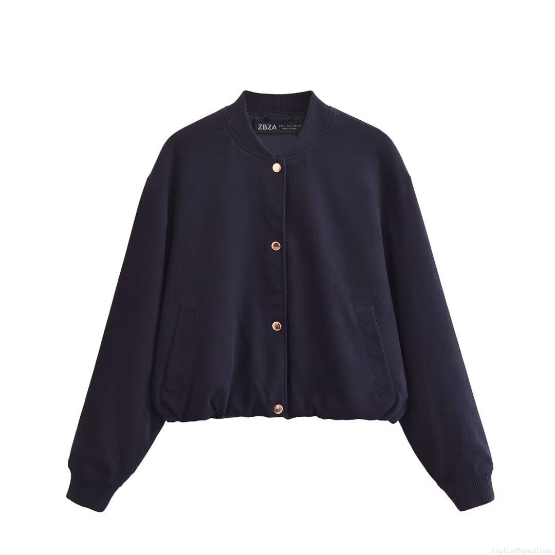 Women's Casual 2-Piece Outfit Solid Color Polyester Pilot Jacket And High Waist Wide Leg Pants Set Streetwear Long Sleeve Button Jacket Trousers For Women Women's Casual 2-Piece Outfit Solid Color Polyester Pilot Jacket And High Waist Wide Leg Pants Set Streetwear Long Sleeve Button Jacket Trousers For Women