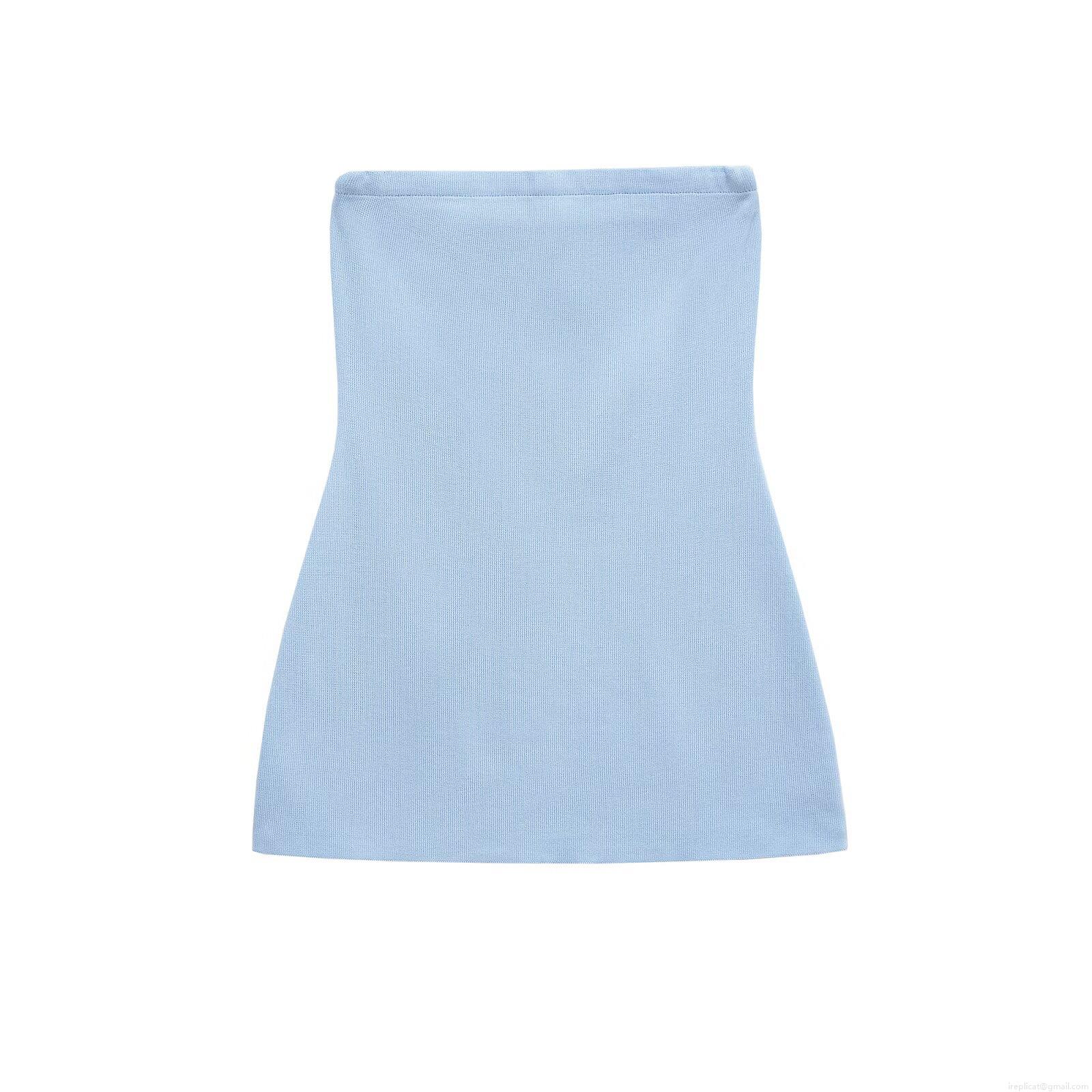 Women Sexy Knit Two Piece Set Hollow Out Knitted Tube Top And Wide Leg Trousers Summer Beach Party Outfit Slim Fit Ribbed Knit Set For Women Women Sexy Knit Two Piece Set Hollow Out Knitted Tube Top And Wide Leg Trousers Summer Beach Party Outfit Slim Fit Ribbed Knit Set For Women