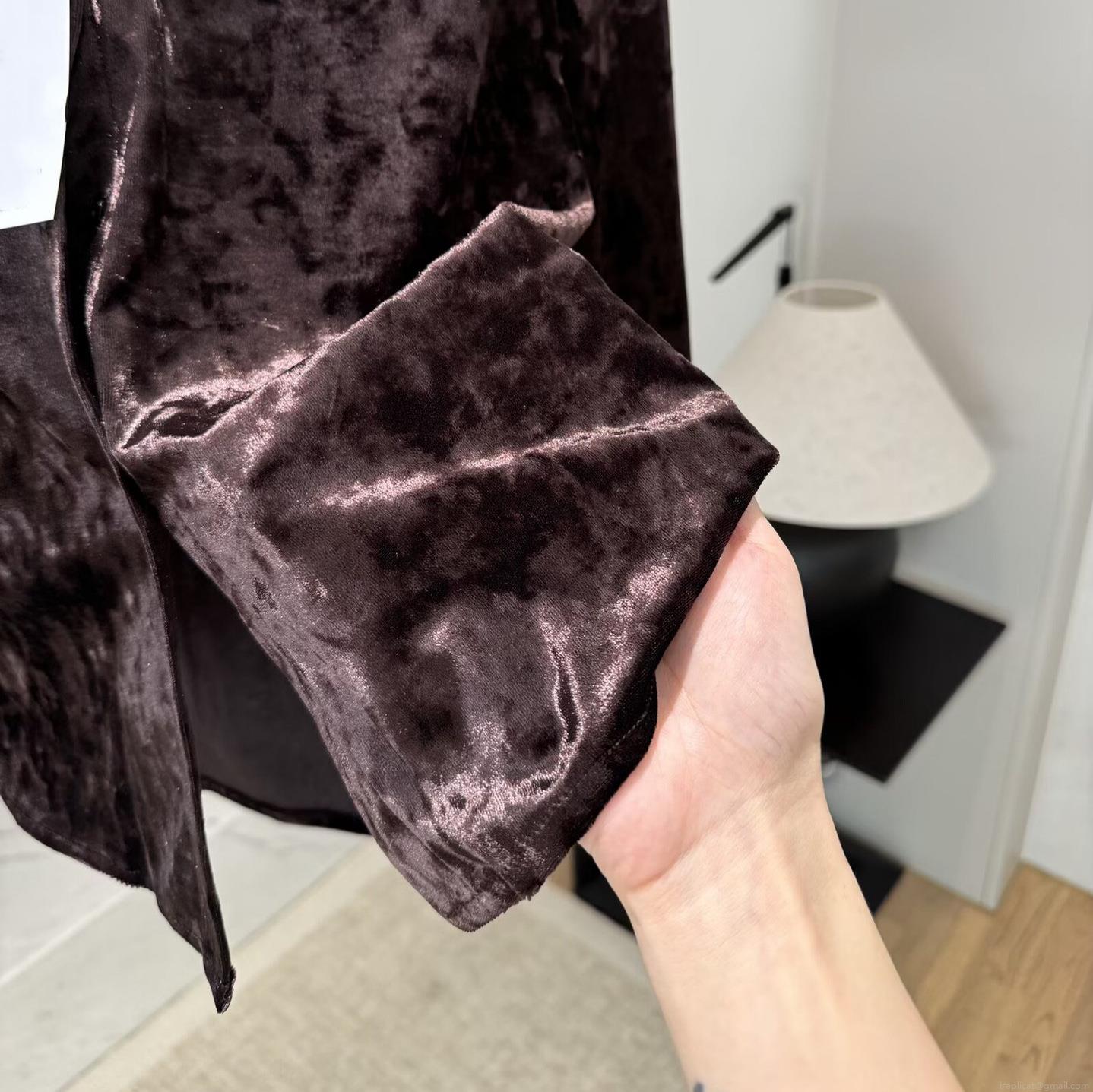 Women Luxury Velvet Shirt and Straight Leg Pants Set Elegant Glossy Long Sleeve Button Down Blouse and High Waist Wide Leg Trousers Casual Two Piece Outfits