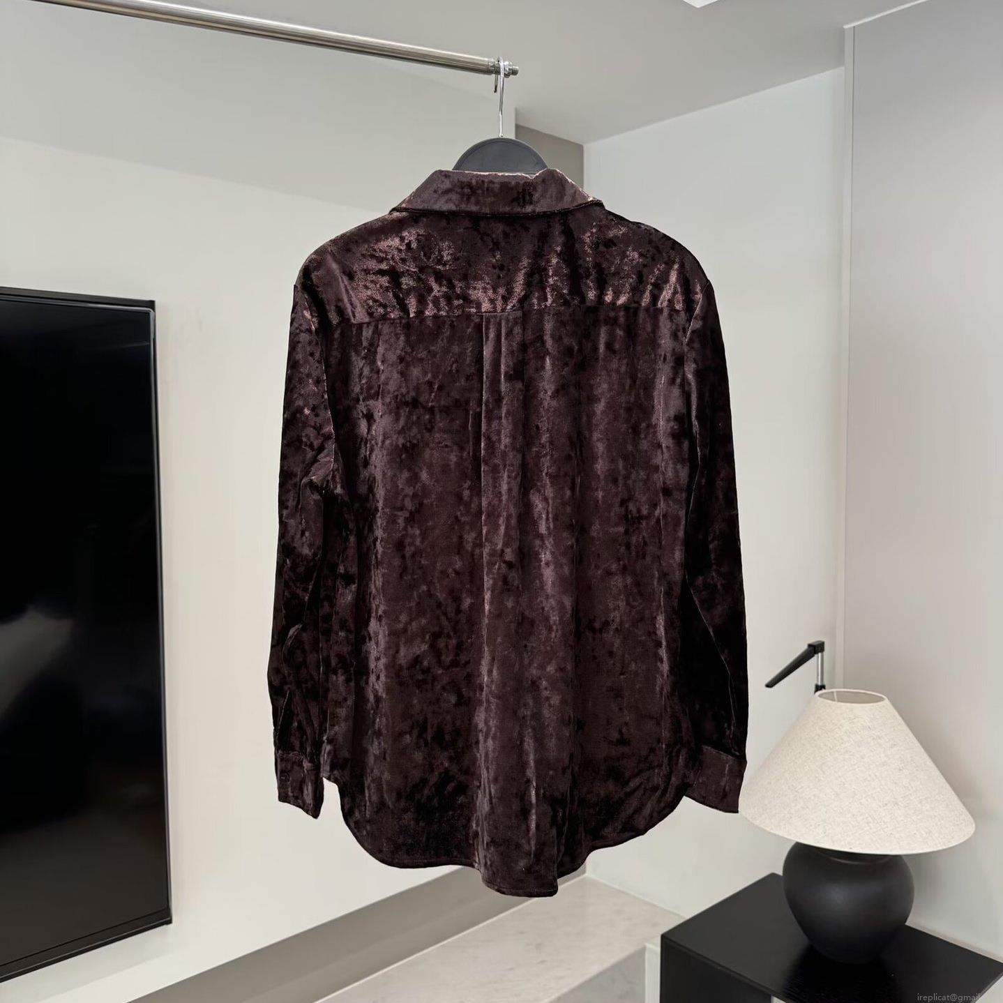 Women Luxury Velvet Shirt and Straight Leg Pants Set Elegant Glossy Long Sleeve Button Down Blouse and High Waist Wide Leg Trousers Casual Two Piece Outfits