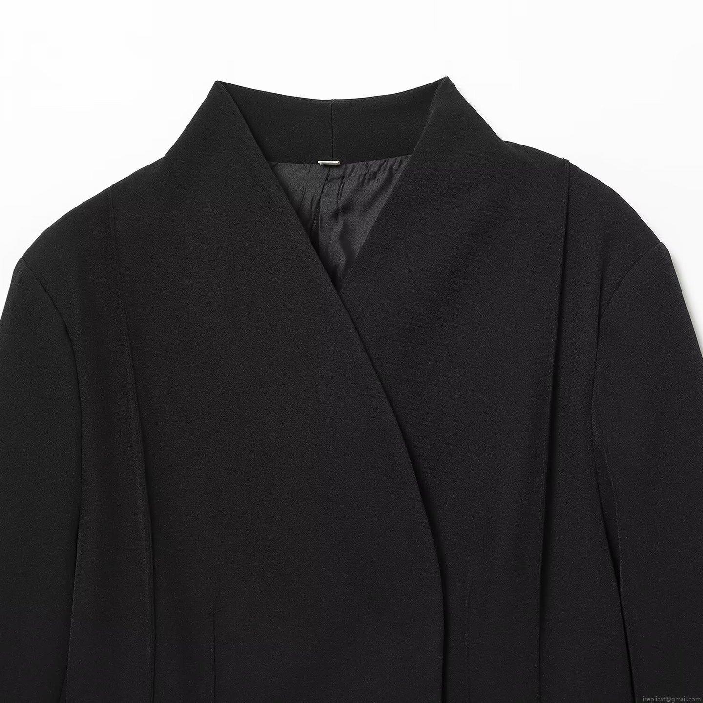 Women\'s Elegant Professional Blazer Suit Set Autumn Fashion Slim Fit Notch Lapel Jacket and High Waist Wide Leg Pants Commuting Office Wear Two-Piece Outfit