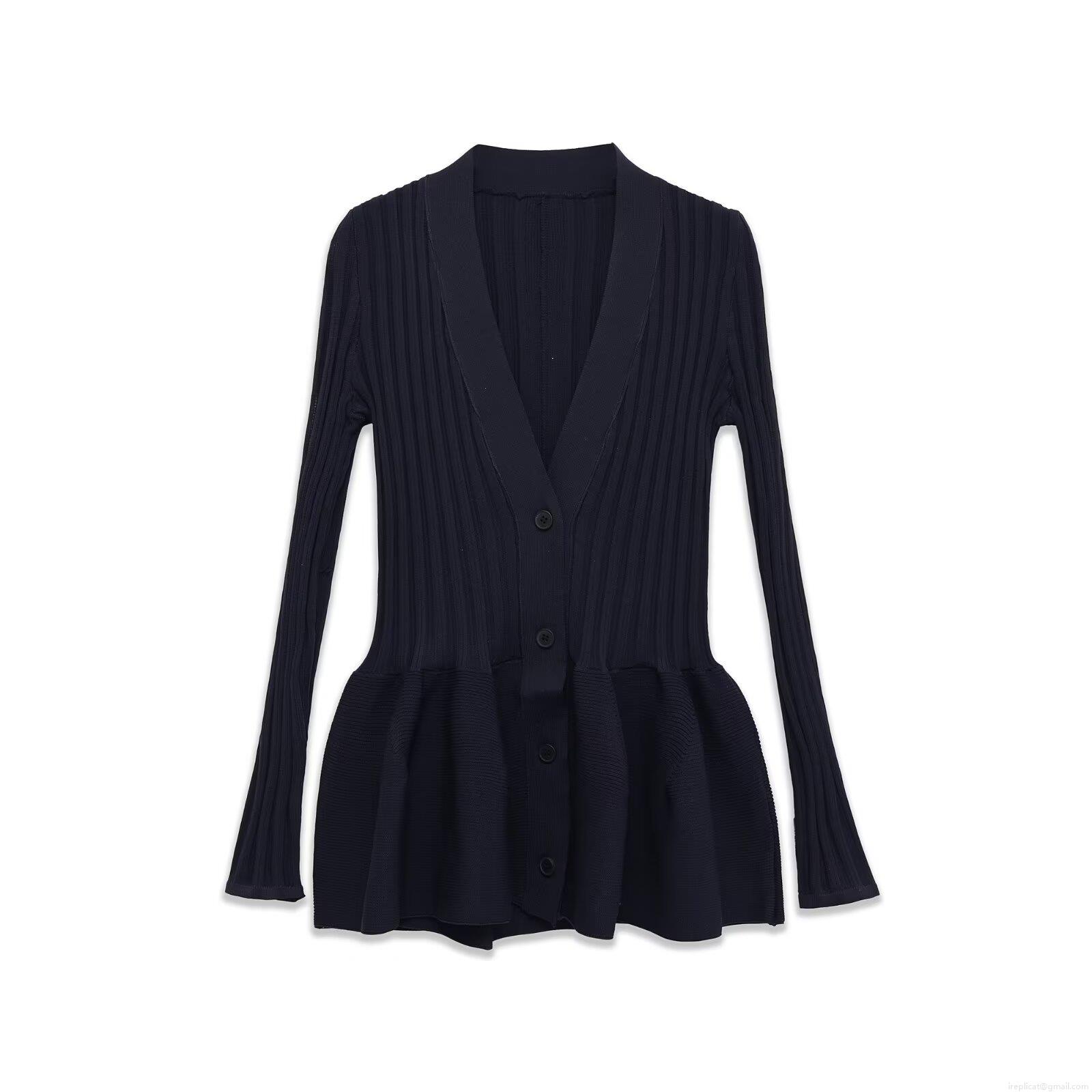 Women's 2 Piece Knit Set V Neck Peplum Top And Flared Pants Ribbed Knit Solid Color Slim Fit Long Sleeve Cardigan And Trousers Tracksuit For Ladies Women's 2 Piece Knit Set V Neck Peplum Top And Flared Pants Ribbed Knit Solid Color Slim Fit Long Sleeve Cardigan And Trousers Tracksuit For Ladies