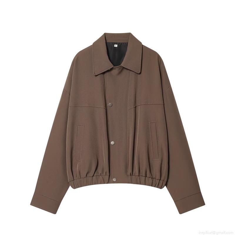 Women\'s Fashion Casual 2-Piece Set Solid Color Long Sleeve Lapel Jacket and High Waist Trousers Streetwear Woven Polyester Outfits Suit