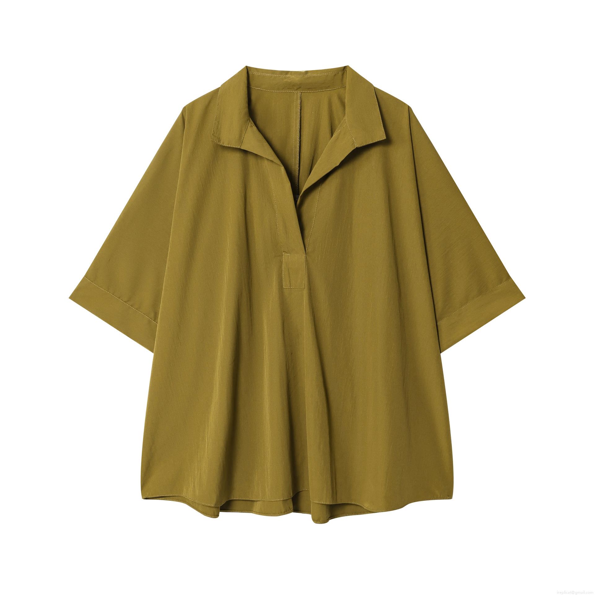 Women's Casual 2 Piece Lounge Set Solid Color Short Sleeve V Neck Lapel Shirt and Elastic High Waist Wide Leg Pants Polyester Loose Outfit for Women Women's Casual 2 Piece Lounge Set Solid Color Short Sleeve V Neck Lapel Shirt and Elastic High Waist Wide Leg Pants Polyester Loose Outfit for Women