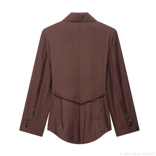 Women's Fashion 2 Piece Set Chocolate Brown Long Sleeve Tie Waist Blazer Jacket And Matching Shorts Streetwear Casual Solid Color Suits Women's Fashion 2 Piece Set Chocolate Brown Long Sleeve Tie Waist Blazer Jacket And Matching Shorts Streetwear Casual Solid Color Suits