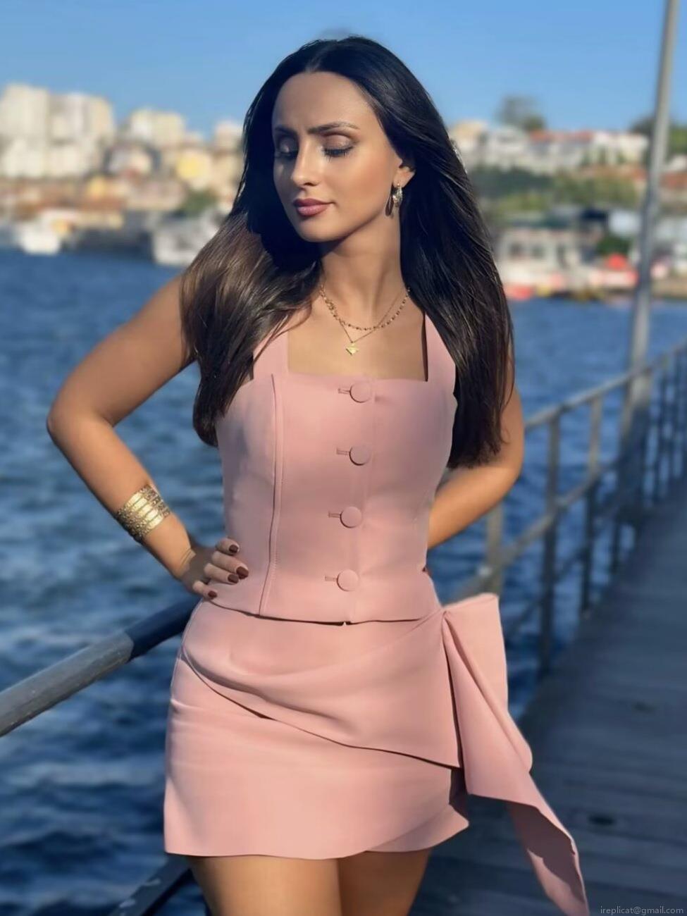 Women's Two-Piece Set Summer Square Neck Sleeveless Button Crop Top and Asymmetric Ruffle Skort Chic Streetwear Pink Polyester Outfits Women's Two-Piece Set Summer Square Neck Sleeveless Button Crop Top and Asymmetric Ruffle Skort Chic Streetwear Pink Polyester Outfits