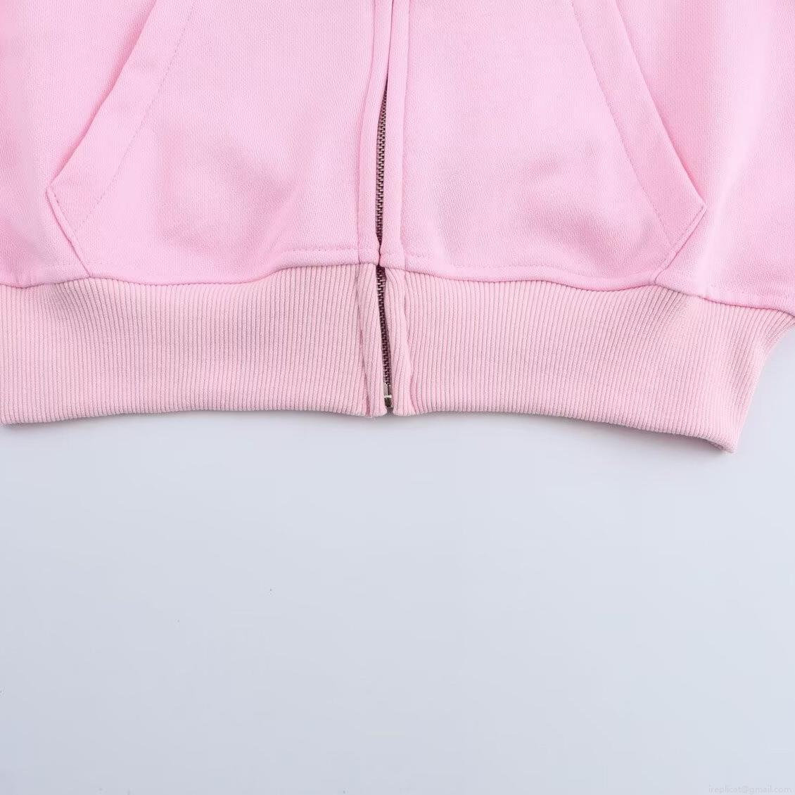 Women\'s Casual Knitted Sweatshirt And Flare Pants Set 85% Cotton Solid Color Stand Collar Zipper Hoodie High Waist Drawstring Sporty Loungewear Two-Piece Tracksuit