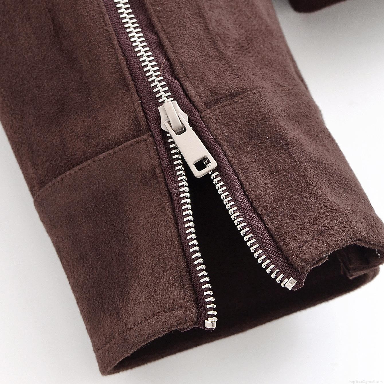 Women\'s Casual Faux Suede Jacket And Pants Set Solid Color Long Sleeve Lapel Jacket With Cuff Zipper And High Waist Straight Leg Trousers Two Piece Outfits Fall Winter Streetwear