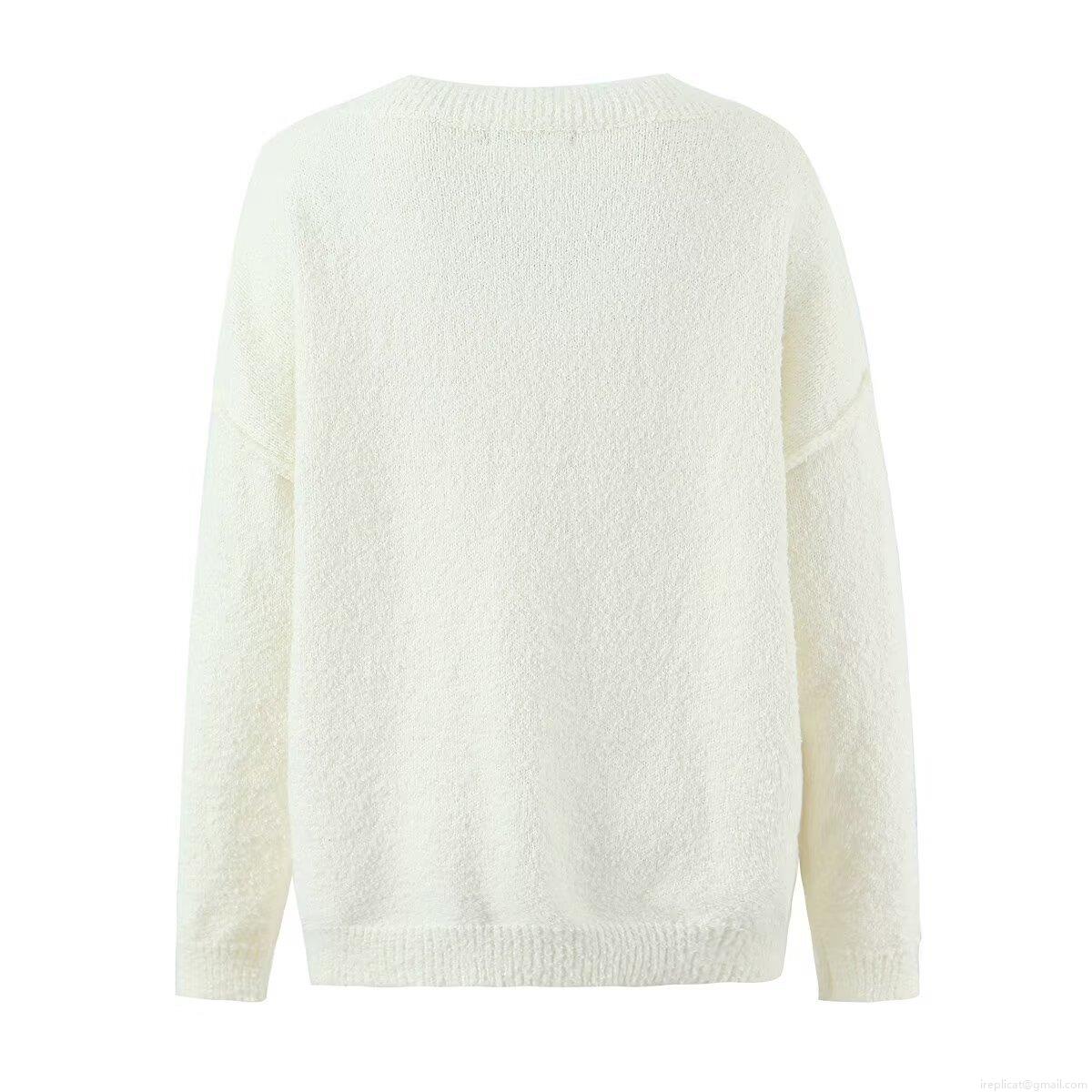 Women Knit Two Piece Set V Neck Loose Sweater And A-Line Long Skirt Outfits Casual Streetwear Soft Comfortable Knitwear Co-ords